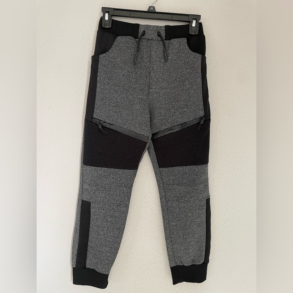 STEVE’S JEANS Stylish Gray and Black Kids Joggers